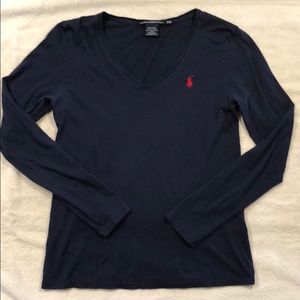 Polo Ralph Lauren Blue Long Sleeve T-Shirt Size M